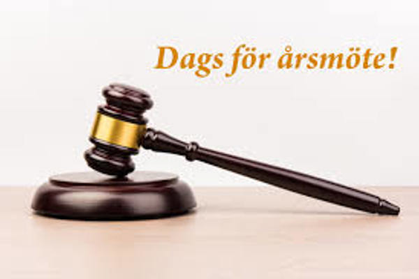 Vårårsmöte 19 mars 