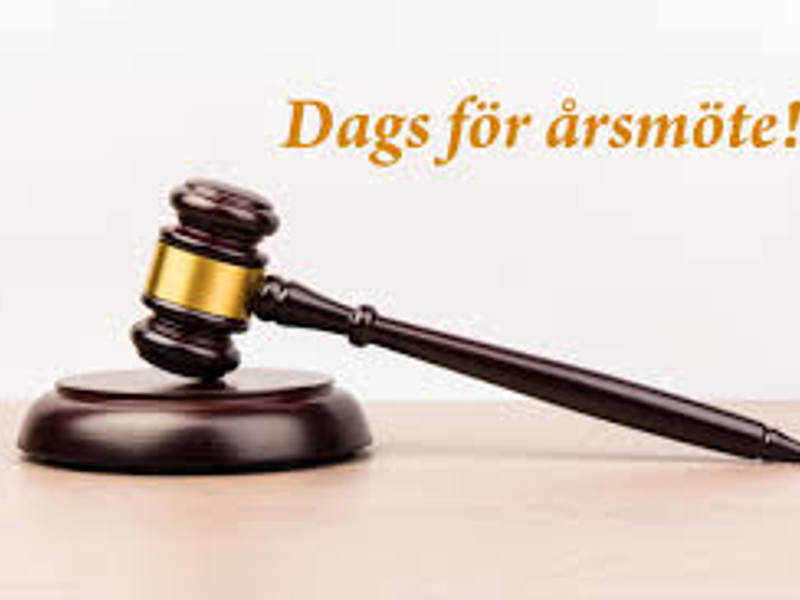 Höstårsmöte 23 oktober